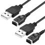 AXFEE Cable Carga para Nintendo NDSL, 1 paquete de Cargador NDSL, Cable de Carga USB de 1.2 M, para Nintendo DS Lite, Cable de