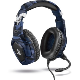 Trust Gaming Cascos PS4 y PS5 Auriculares de Gaming GXT 488 Forze-B, Licencia Oficial para Playstation, Micrófono Plegable,