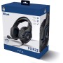 Trust Gaming Cascos PS4 y PS5 Auriculares de Gaming GXT 488 Forze-B, Licencia Oficial para Playstation, Micrófono Plegable,