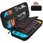 daydayup Funda para Switch Compatible con Nintendo Switch/Switch OLED, Funda de Transporte con 20 Cartuchos de Juego, Funda