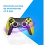 NK Mando para PS4 / PS3 / PC/Móvil Inalámbrico - Wireless Controller con Dualshock, Función Detección 6 ejes, Luz LED, Panel