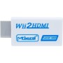 Mcbazel Adaptador Wii a HDMI con Cable HDMI de 1,5 m 1080P, Convertidor de Señal de Video y Audio Wii a 1080P Full HD con Jack