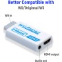 Mcbazel Adaptador Wii a HDMI con Cable HDMI de 1,5 m 1080P, Convertidor de Señal de Video y Audio Wii a 1080P Full HD con Jack