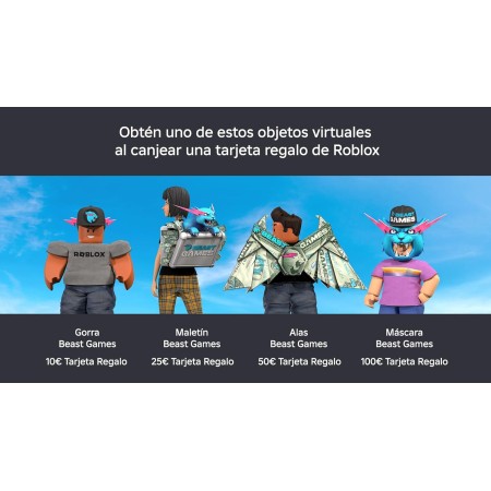 Tarjeta regalo de Roblox - 4,500 Robux [ordenador, móvil, tableta, Xbox One, Oculus Rift o HTC Vive]