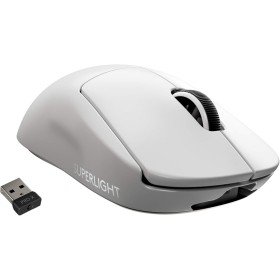 Logitech G PRO X SUPERLIGHT Ratón Gaming Inalámbrico, Captor HERO 25K, 25,600 DPI, Ultraligero con 63g, Peso Reducido, 5 Botones