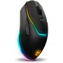 KROM Kabala - Kit Teclado Membrana inalámbrico RGB Rainbow retroiluminado, 6 Teclas Anti-Ghosting, Raton Óptico inalámbrico 6