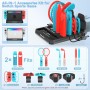 Tokluck 15 en 1 Accesorios Switch Sports 2023, Kit de Accesorios para Nintendo Switch Sports con Organizador para Consola