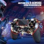 AceGamer Controlador Inalámbrico Para Ps4, Controlador De Juego Compatible Con Ps4/Pro/Slim/Pc, Con Turbobotón/Botón