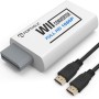 PORTHOLIC Adaptador Wii HDMI con Cable HDMI HD 1080p con Salida de Audio de 3,5 mm y Hdmi, soporta Todos los Modos de