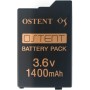 OSTENT Real 1400mAh 3.6V Litio Ion Li-Ion Polymer Recargable Paquete de batería Reemplazo Versión Mejorada para Sony PSP