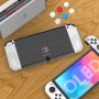 HEYSTOP Carcasa Switch OLED Dockable, Funda Protectora de TPU para Nintendo Switch OLED Modelo con 6 Agarres para el Pulgar,