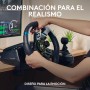 Logitech G G923 Volante y Pedales de Carrera para PS5, PS4, PC, TRUEFORCE 1000 Hz con Force Feedback, Embrague Dual, Funda de