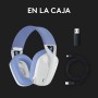 Logitech G435 Auriculares Inalámbricos LIGHTSPEED para Gaming,Ligeros, micrófono integrado, Batería de 18horas, Compatibles con