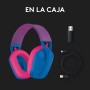 Logitech G435 Auriculares Inalámbricos LIGHTSPEED para Gaming,Ligeros, micrófono integrado, Batería de 18horas, Compatibles con