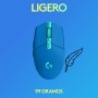 Logitech G305 LIGHTSPEED Ratón Gaming Inalámbrico, Captor HERO 12K, 12,000 DPI, Ultra-ligero, Batería de 250h, 6 Botones