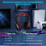 Fachixy FC100 Cascos Gaming para PS4/PS5/PC/Xbox One/Switch, Auriculares Gaming Cancelación de Ruido, Cascos con Microfono