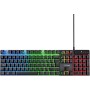 Trust Gaming GXT 835 Azor Teclado Retroiluminado, Disposición QWERTY Español, LED Iluminación, Teclado Alámbrico Gaming para