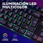 Trust Gaming GXT 835 Azor Teclado Retroiluminado, Disposición QWERTY Español, LED Iluminación, Teclado Alámbrico Gaming para