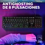 Trust Gaming GXT 835 Azor Teclado Retroiluminado, Disposición QWERTY Español, LED Iluminación, Teclado Alámbrico Gaming para