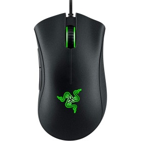 Razer DeathAdder Essential - Ratón Gaming con sensor óptico, 6400 DPI (5 botones programables, interruptores mecánicos, agarres