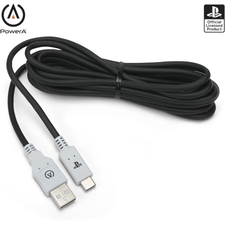 PowerA Cargador Rápido Dual para 2 x Mandos Inalámbricos DualSense, Estación Doble de Carga para Mandos de Sony PlayStation 5