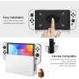 ivoler 4 Piezas Protector de Pantalla Compatible con Nintendo Switch OLED Modelo 7 pulgadas 2021 Modelo, Incluye Marco de