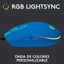 Logitech G203 LIGHTSYNC Ratón USB Gaming con Iluminación RGB Personalizable, 6 Botones Programables, Captor 8K para Gaming,