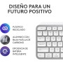 Logitech MX Keys S Teclado inalámbrico, Perfil Bajo, Escritura Fluida Precisa Silenciosa, Teclas Programables, Iluminación,