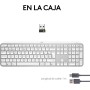 Logitech MX Keys S Teclado inalámbrico, Perfil Bajo, Escritura Fluida Precisa Silenciosa, Teclas Programables, Iluminación,