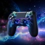 ECHTPower Mando para PS4, Mando Inalámbrico con Luces para PS4/Pro/Slim/PC, Batería de 1000mAH, Doble Vibración, Giroscopio,