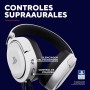 Trust Gaming GXT 498W Forta Cascos PS5 / PS4 Sostenibles, Licencia Oficial para Playstation 5, Drivers de 50 mm, Diadema