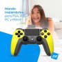 NK Mando para PS4 / PS3 / PC/Móvil Inalámbrico - Wireless Controller con Dualshock, Función Detección 6 ejes, Luz LED, Panel