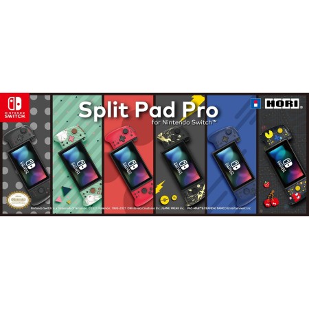 HORI - Mando Split Pad Pro (Negro) para modo portátil (Nintendo Switch) - Licencia oficial