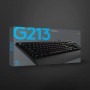 Logitech G213 Prodigy Teclado Gaming con Reposamuñecas, RGB LIGHTSYNC, Teclas Retroiluminadas y Personalizables, Resistente a