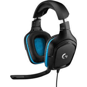 Logitech G432 Auriculares Gaming con Cable, Sonido 7.1 Surround DTS:X 2.0, Transductores 50mm USB y Jack Audio 3.5mm, Micrófono