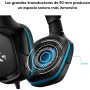 Logitech G432 Auriculares Gaming con Cable, Sonido 7.1 Surround DTS:X 2.0, Transductores 50mm USB y Jack Audio 3.5mm, Micrófono