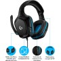 Logitech G432 Auriculares Gaming con Cable, Sonido 7.1 Surround DTS:X 2.0, Transductores 50mm USB y Jack Audio 3.5mm, Micrófono