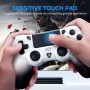 ECHTPower Mando para PS4, Mando Inalámbrico para PS4/Pro/Slim/PC, Accesorios para PS4 con Diseño de Tinta, Doble Vibración,