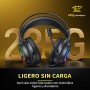 Tatybo Cascos Gaming para Ps4/Ps5/PC/XboxOne/Switch, Auriculares Gaming con Doble Diadema Adaptable, 3D Estéreo Sonido, Cascos