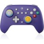 ECHTPower Mando Inalámbrico para Switch, Diseño Retro, Switch Pro RGB con Hall Joystick, Giroscopio, Turbo, Programable, 4