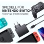 ECHTPower Cargador para Nintendo Switch, Adaptador de Corriente de Carga Rápida USB Tipo C, Compatible con Modo TV/Switch