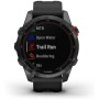 Garmin fēnix ​​7 - Reloj GPS multideporte con pantalla táctil y funciones superiores, frecuencia cardíaca, mapas y música, Gris