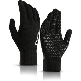 TRENDOUX Guantes Invierno Hombre termicos Mujer - Guantes tactiles movil Smartphone, Ciclismo Moto Bici Correr Aire Libre para