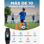 BIGGERFIVE Vigor 2 L Reloj Fitness para Niños y Niñas de 5 a 15 Años, Rastreador de Actividad, Monitor de Frecuencia Cardíaca y