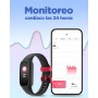 BIGGERFIVE Vigor 2 L Reloj Fitness para Niños y Niñas de 5 a 15 Años, Rastreador de Actividad, Monitor de Frecuencia Cardíaca y