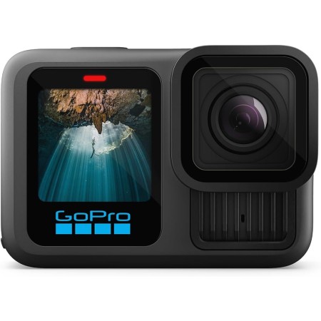 GoPro HERO13 Black - Cámara de acción Resistente al Agua con vídeo 5.3K60, fotografía de 27 MP + compatibilidad con Lentes Serie