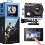 AKASO EK7000 Pro Cámara Deportiva 4K con Tarjeta de Memoria microSDXC de 64 GB Cámara de Acción 20MP WiFi Cámara Sumergible