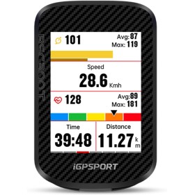 iGPSPORT BSC300T Ciclocomputador Pantalla Táctil Color 2,4'' GPS Bicicleta Computadora Navegación Mapas Compatible 130 Datos