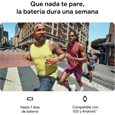 Google Fitbit Charge 6 Pulsera de actividad con 6 meses de suscripción al servicio Premium incluidos, 7 días de batería, Google