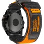 Compatible con Garmin Nylon Reloj Correa deportiva para fēnix/Forerunner/Approach/MARQ/quatix/D2 Series Correa de repuesto para